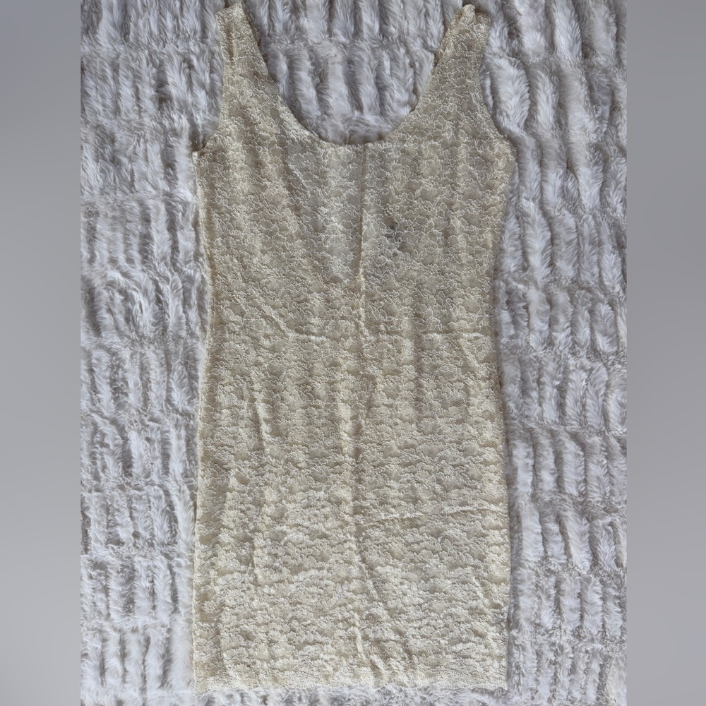 Y2K Vintage Victoria’s Secret Gold Label Lace Slip Dress